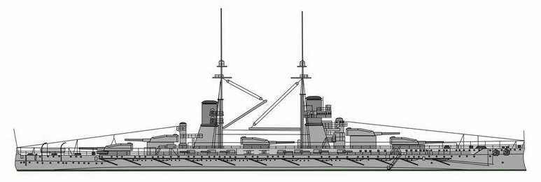 Nave da Battaglia Conte di Cavour 1915 Nave da Battaglia Conte di Cavour 1915