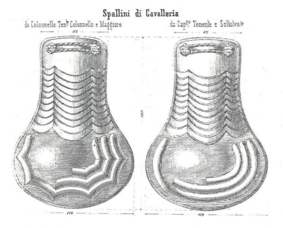 Spallini di Cavalleria - 1856 Spallini di Cavalleria - 1856